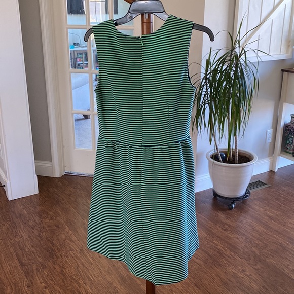 Merona Navy / Green Dress w Pockets - Picture 5 of 6